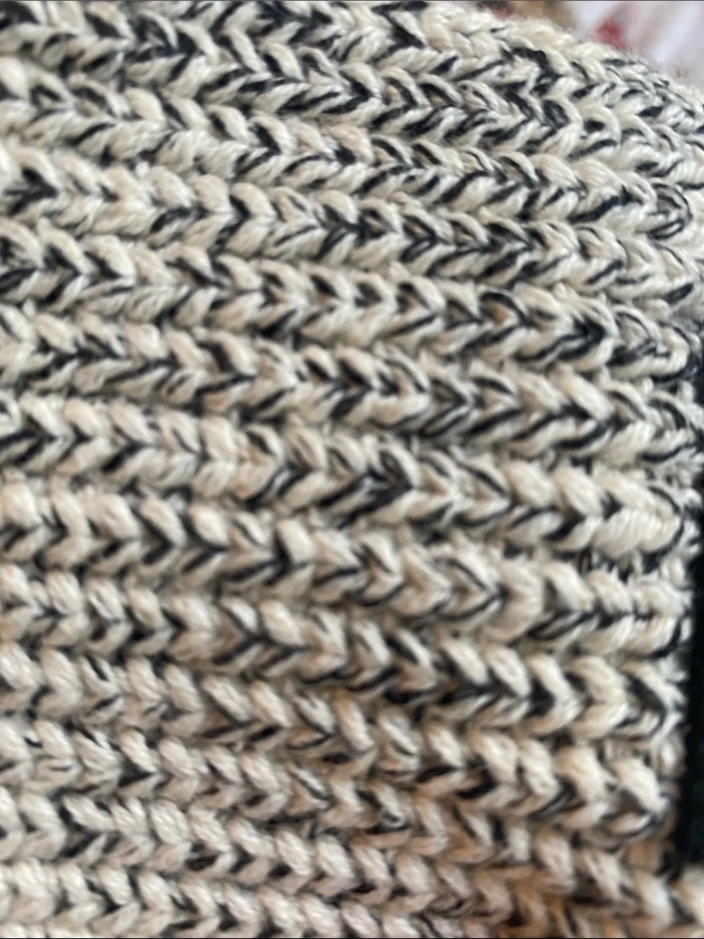 Love Your Melon Headband for Women, Ear Warmer, Black and Cream Knit